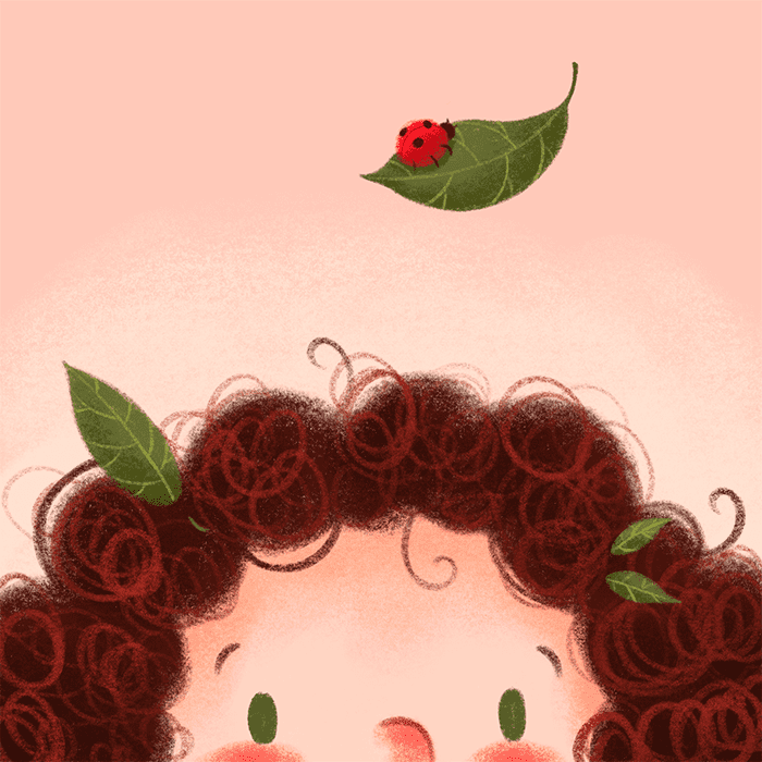 Illustration jeunesse petite fille hyacinthe gioanni